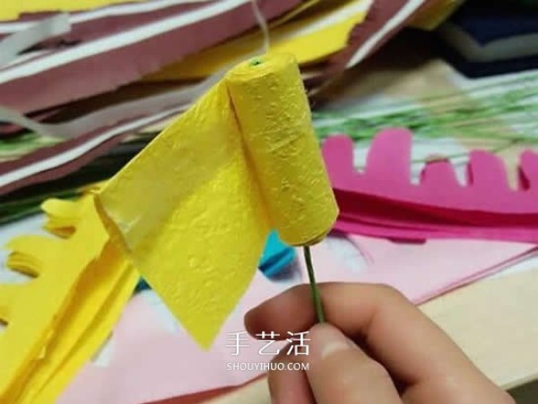 Tutorial on how to make hand-kneaded paper flowers.Even novices can complete it easily! 