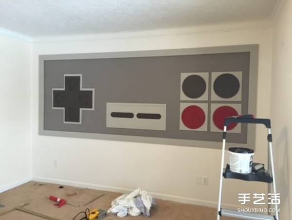 Video game nerd dad: Transform the childrens room into a Nintendo game console! 