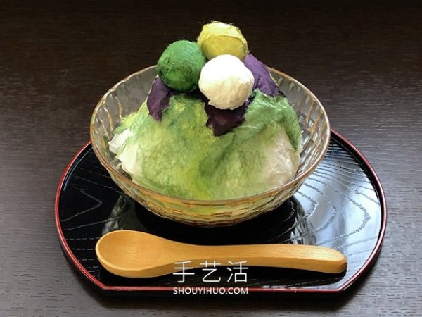 The taste of simplicity and happiness! 74-year-old Osaka Grandpas 3D Japanese paper food model