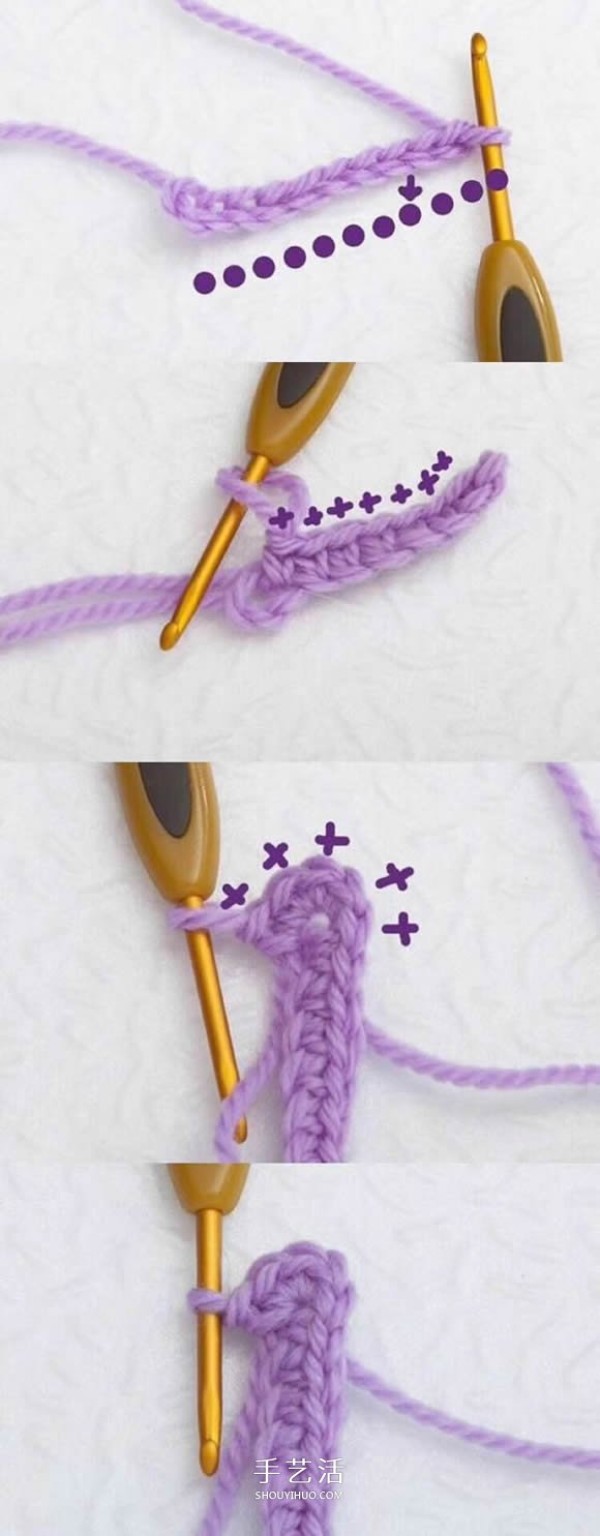 The crochet method of cute baby shoes and the tutorial of crocheting baby shoes