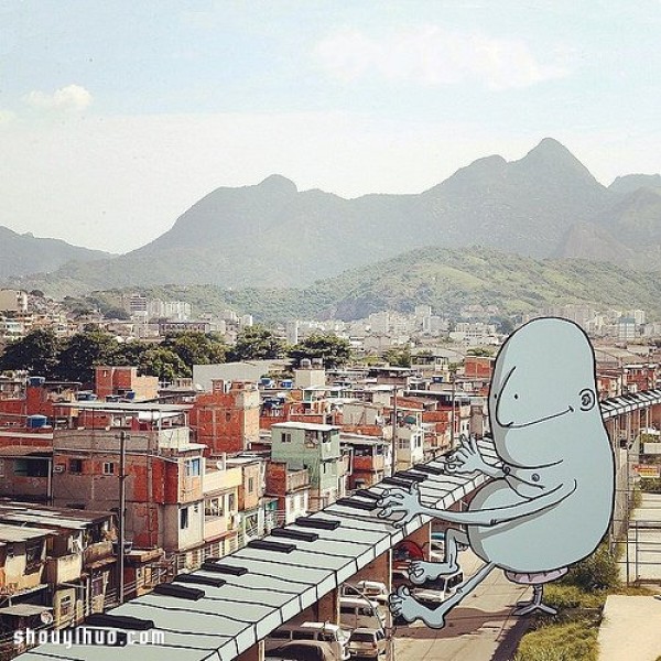 Simple hand-drawing makes a corner of life humorous and artistic