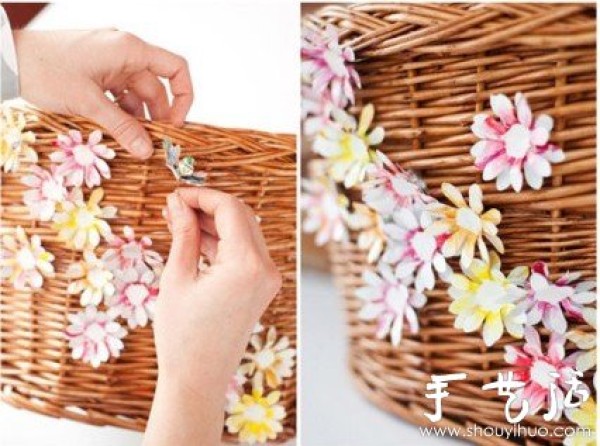 DIY beautiful flower basket to feel a leisurely and comfortable life