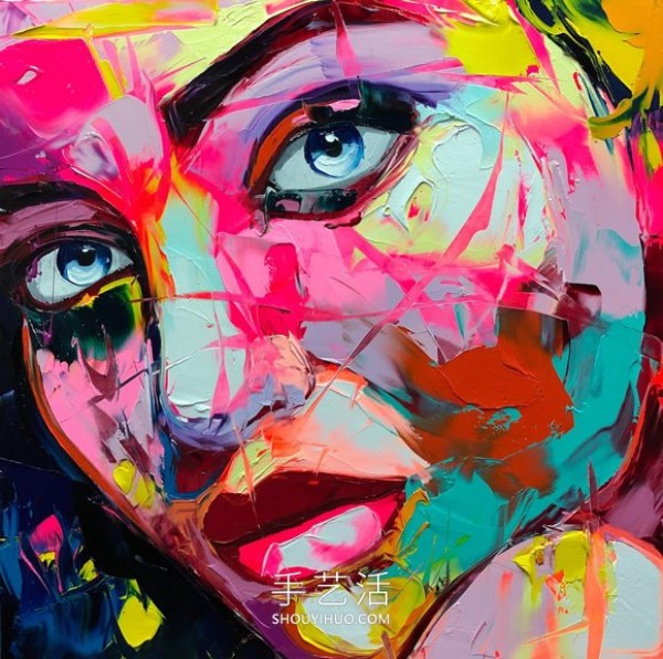 Vivid colors and textures! Appreciation of palette knife portrait paintings