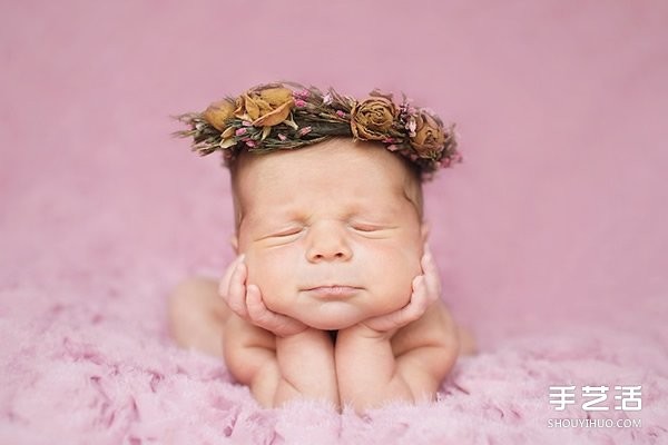 Super cute newborn baby photos of a pure and innocent little angel~