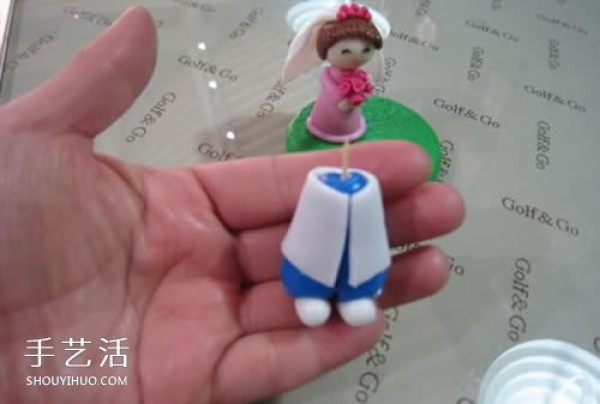 How to make soft clay wedding dolls and beautiful wedding decorations