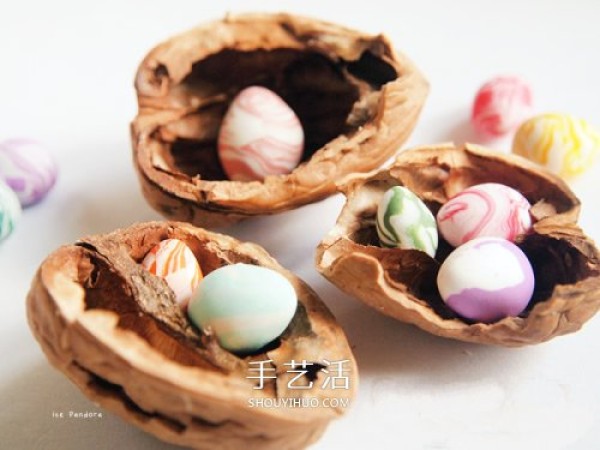 Super cute clay ornaments and ultra-light clay DIY Easter eggs