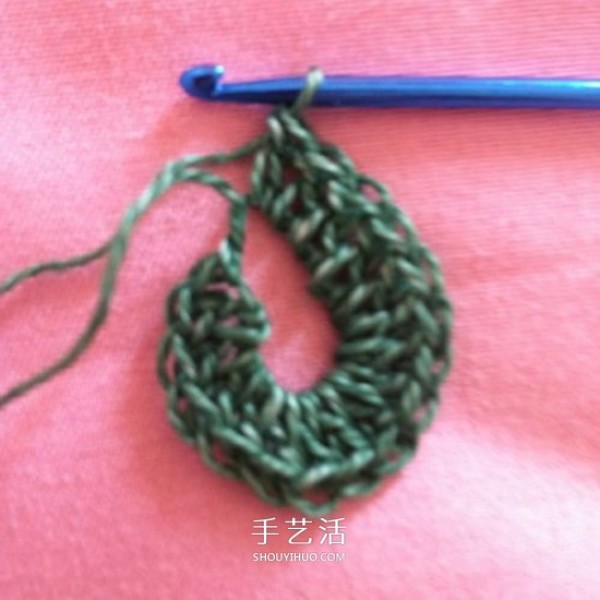 How to knit a five-pointed star, crochet small star diagram