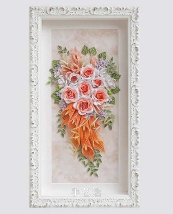 Its so beautiful! A collection of pictures of handmade three-dimensional paper flower works