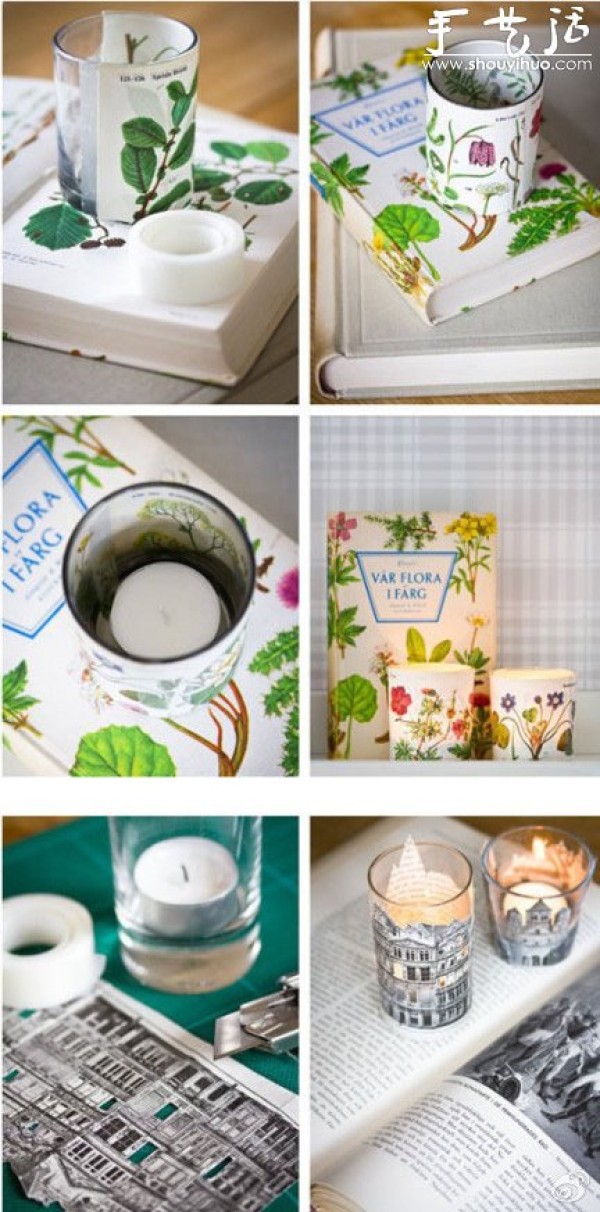 DIY creative candle holder, add a little romance to life