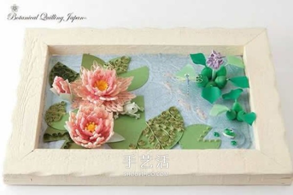 Its so beautiful! A collection of pictures of handmade three-dimensional paper flower works