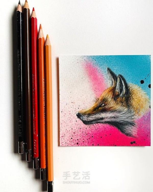 The "glowing" illustrations remind people to protect endangered animals