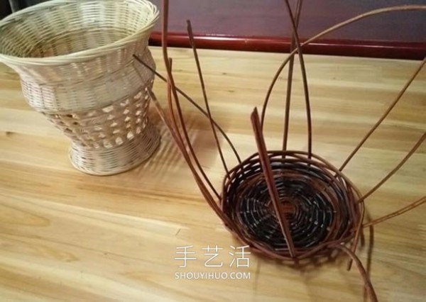 DIY Illustrated Tutorial on Weaving Methods for Rattan Storage Baskets