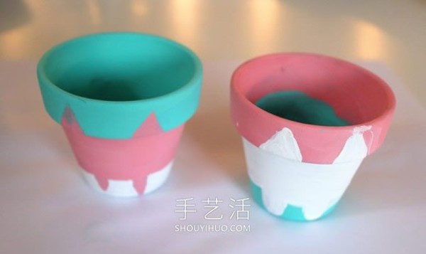 Cartoon drawing of succulent flower pot! Simple hand-painted transformation into super cute style