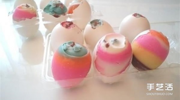 How to make homemade egg-shaped handmade soap and colored egg handmade soap