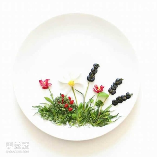 Art on the Plate uses vegetable and fruit kitchen waste to create a culinary canvas