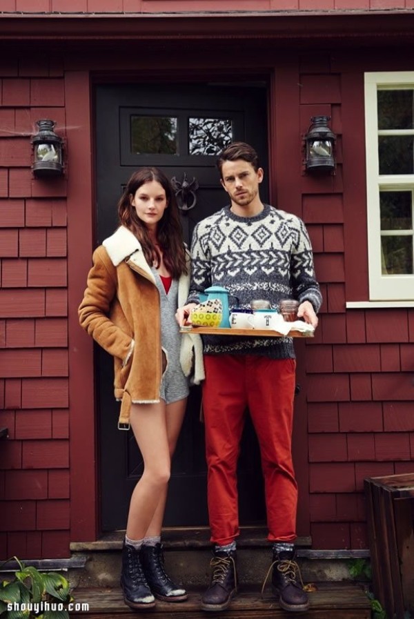 Urban Outfitters Supermodel Couples Sweet Christmas Catalog