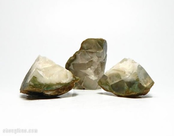 Super realistic mineral crystal shape handmade soap products with natural and pure mineral style!