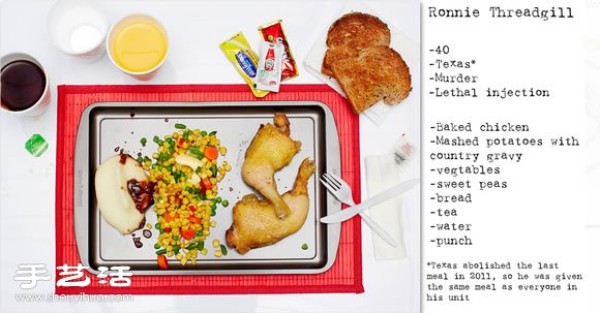 What would you eat if it were you? The last meal of death row inmates