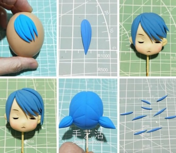 How to make a super cute clay cartoon pen holder with steps