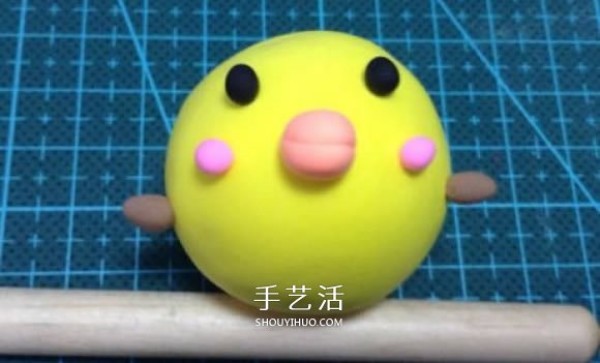 Ultra-light clay to make a chick, simple and cute clay chick DIY