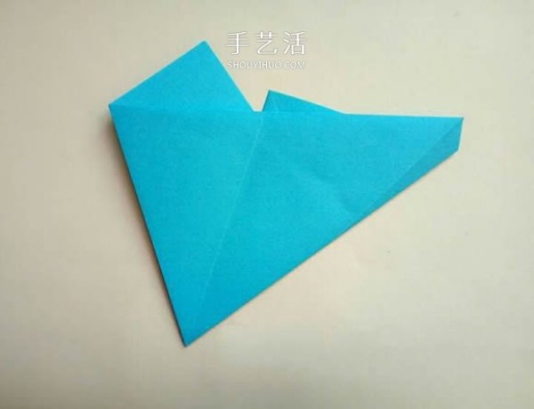 Five-cornered star origami illustration, how to fold an inner and outer double five-pointed star