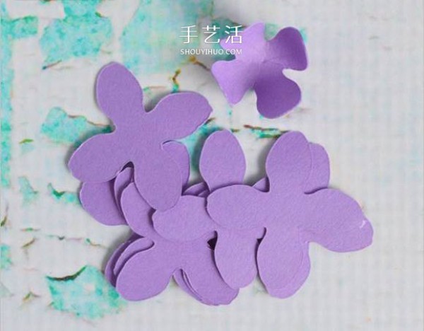 How to make handmade hydrangeas with illustrations and simple cardboard to make hydrangea balls