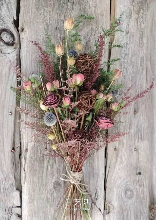 Four ways to make dried flowers, DIY beautiful gift ornaments by hand