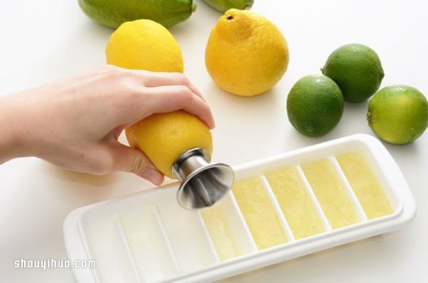 How to make your own lemon ice cubes, a simple DIY lemon ice cube recipe