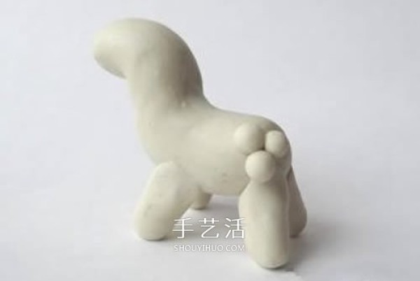 Ultra-light clay DIY diagram of making long-horned lamb and horned sheep clay