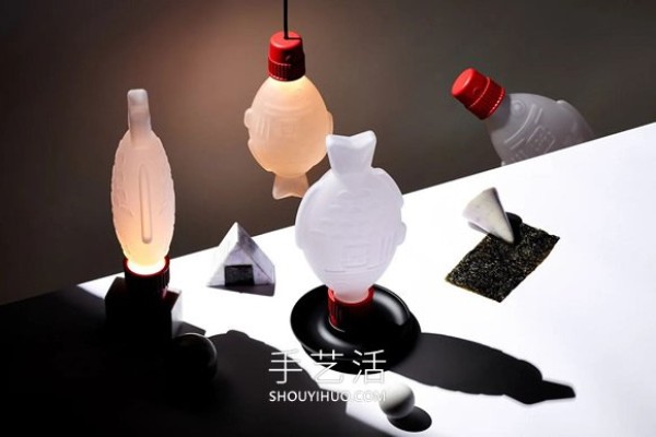 The small fish soy sauce bottle turns into a table lamp! Designed from the perspective of environmental protection