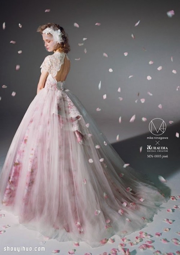 Ninagawa Mikas 2015 summer gorgeous wedding dress design work