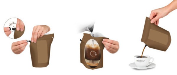 The portable coffee brewing bag allows you to enjoy fragrant coffee anytime, anywhere