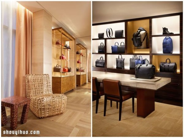 Louis Vuitton Paris Avenue Montaigne store decoration and layout design