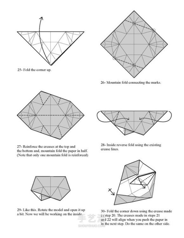 How to make bouquets from paper and folding steps for three-dimensional stars