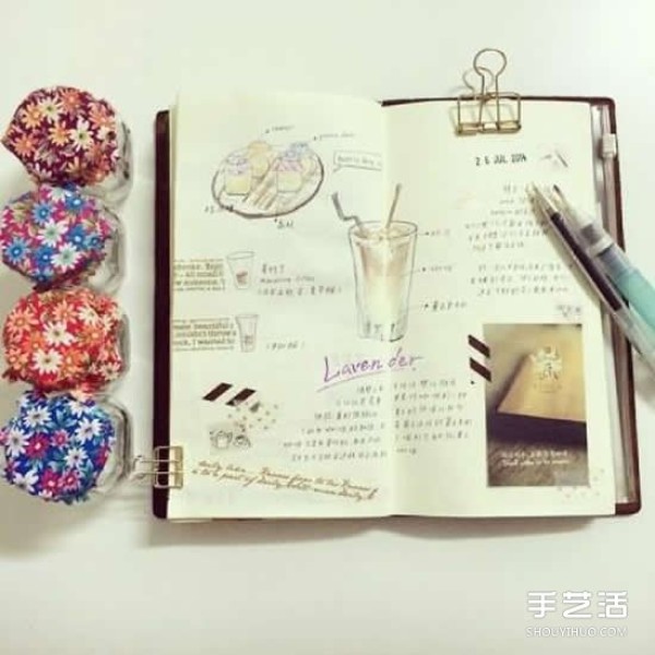 The travel diary made by a Malaysian girl is so cute! 