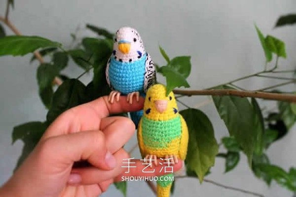 Lifelike birds! Pictures of hand-crocheted exquisite bird works