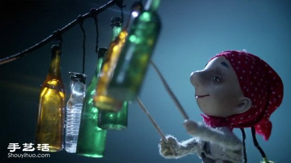 Keep the hand puppet show: Russian girl Dina stop-motion animation short film