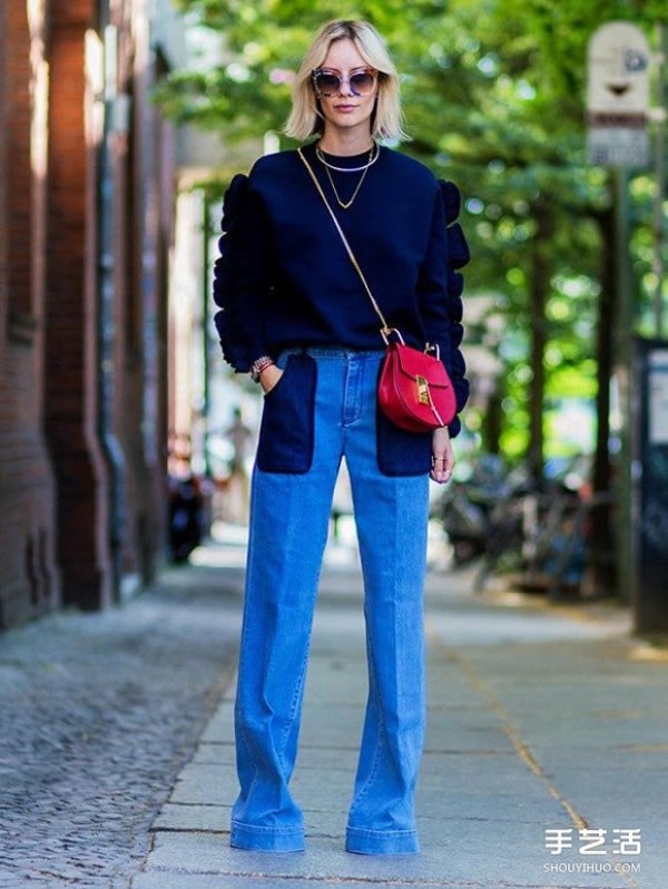 The trend of jeans: 5 styles of denim wide pants