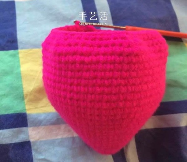 How to crochet a strawberry bag, how to crochet a strawberry bag for babiesLove the crochet method of strawberry buns