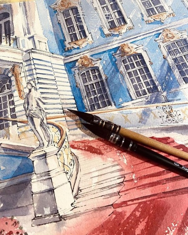 Exquisite watercolor captures the magic of strolling through Europes ancient cities