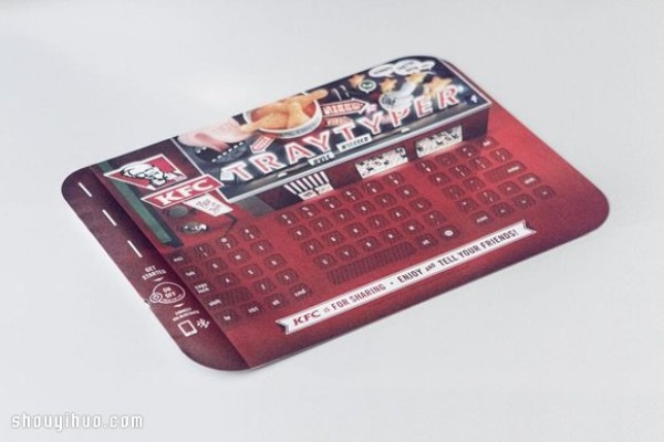 KFC launches Bluetooth keyboard placemat for mobile phone users! 