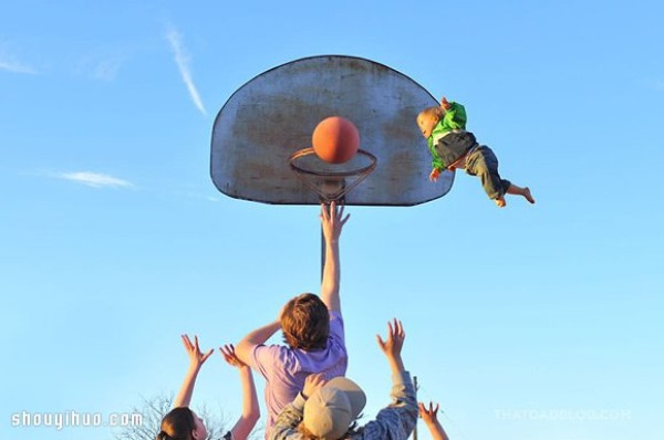 Father creates invisible wings for Baby Tang with love and photography