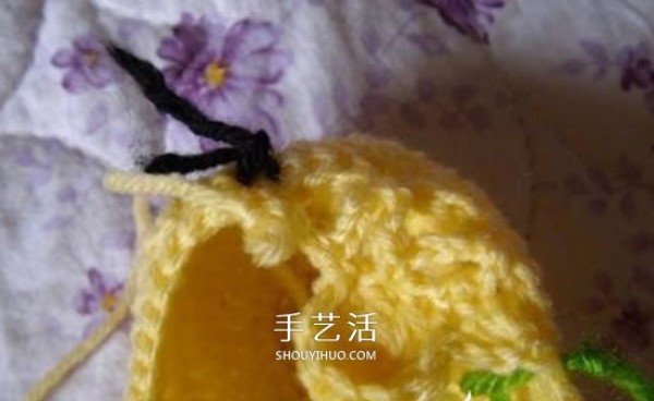 The weaving method of baby woolen warm shoes, the single color is already very good! 