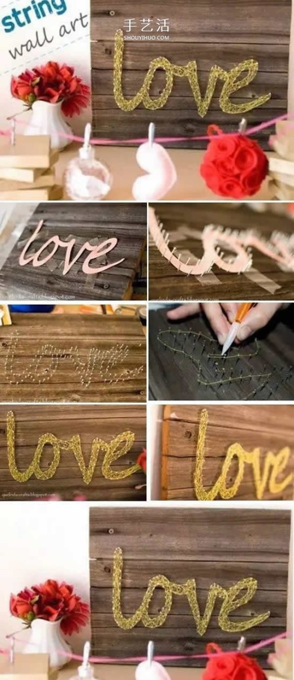 Too many creative DIY productions of letter decorations, save them for later use! 