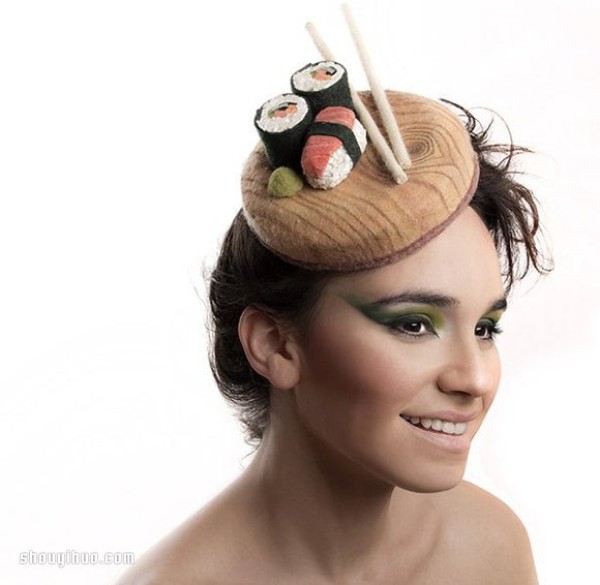 Exquisite and delicious food hats designed by Maor Zabar