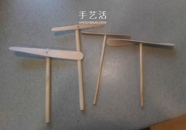 How to make a windmill and bamboo dragonfly with ice cream sticks