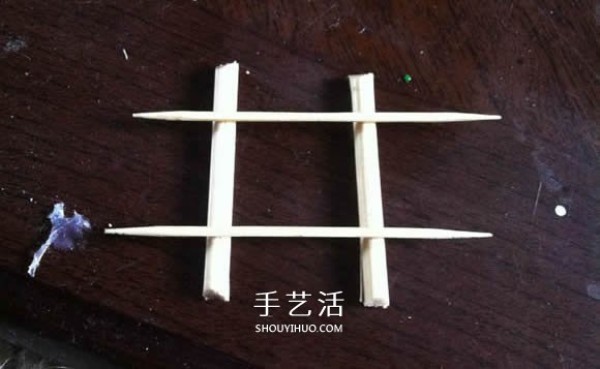 Using waste from skewers and bamboo skewers and making them by handHow to make a mini pontoon boat