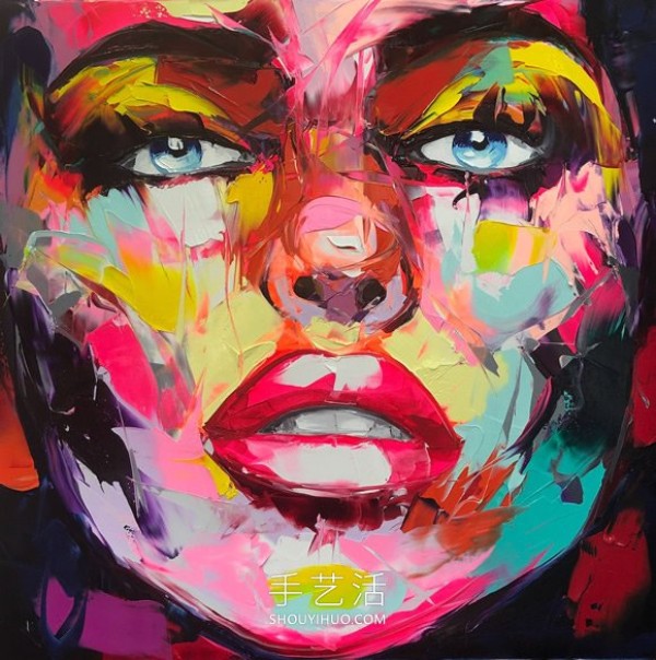 Vivid colors and textures! Appreciation of palette knife portrait paintings