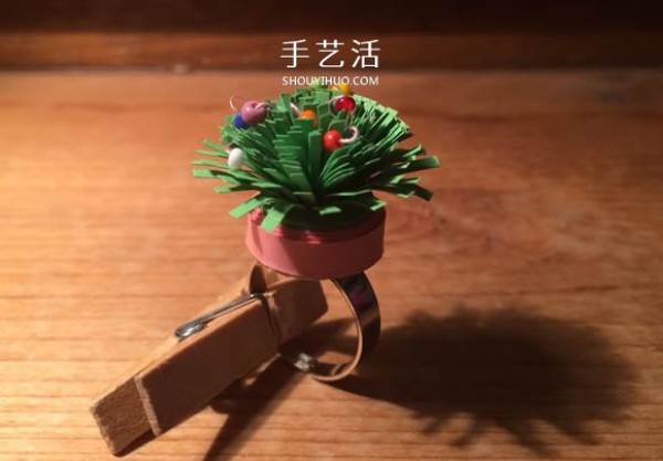 How to make a handmade paper flower ring, simple and super beautiful! 