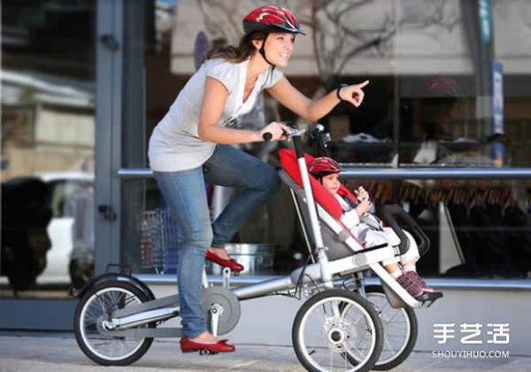 The improved multifunctional family bicycle Taga2.0 is convenient and safe! 